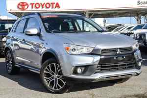2017 Mitsubishi ASX XC MY17 LS (2WD) Silver, Chrome Continuous Variable Wagon