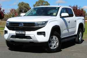 2023 Volkswagen Amarok NF MY23 Life TDI500 4Motion Clear White 10 Speed Automatic Dual Cab Utility