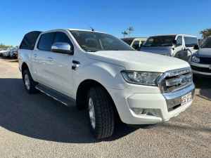2015 Ford Ranger PX MkII XLT Double Cab White 6 Speed Sports Automatic Utility