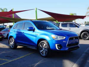 2014 Mitsubishi ASX XB MY15 LS 2WD Blue 6 Speed Constant Variable Wagon