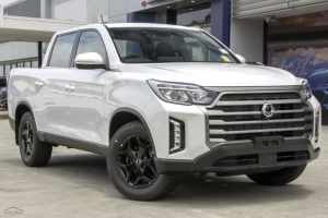 2024 Ssangyong Musso Q261 MY24 Adventure Crew Cab White 6 Speed Sports Automatic Utility