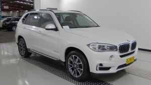 2014 BMW X5 F15 xDrive30d White 8 Speed Automatic Wagon