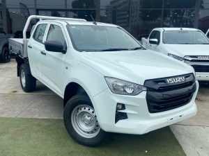 2023 Isuzu D-MAX RG MY23 SX Crew Cab White 6 Speed Sports Automatic Cab Chassis