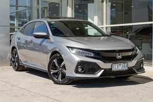 2017 Honda Civic 10th Gen MY17 RS Silver, Chrome 1 Speed Constant Variable Hatchback