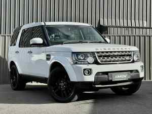 2014 Land Rover Discovery Series 4 L319 MY15 SDV6 SE White 8 Speed Sports Automatic Wagon
