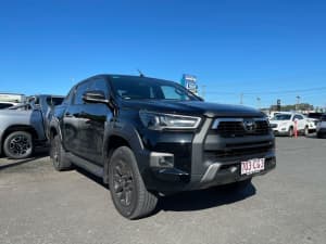 2020 Toyota Hilux GUN126R Rogue Double Cab Black 6 Speed Sports Automatic Utility