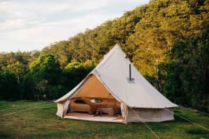 Sale!  5M Bell Tent Glamping Tent Canvas Tent Camping Tent For Sale Queensland Coopers Plains Brisbane South West Preview