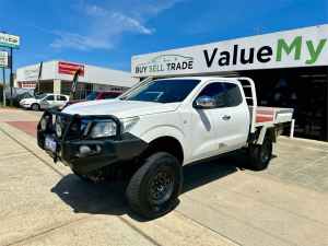 2016 Nissan Navara NP300 D23 RX (4x4) White 6 Speed Manual King Cab Chassis
