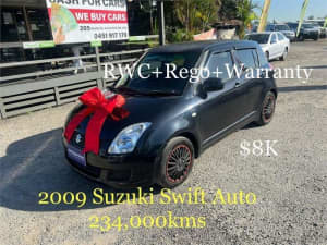 2009 Suzuki Swift EZ 07 Update Black 4 Speed Automatic Hatchback