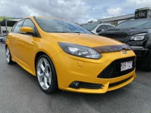 2013 Ford Focus LW MkII ST Yellow 6 Speed Manual Hatchback
