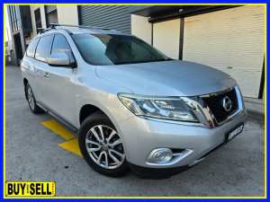 2016 Nissan Pathfinder R52 MY15 ST X-tronic 4WD Silver, Chrome 1 Speed Constant Variable Wagon