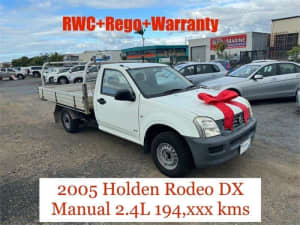 2005 Holden Rodeo RA DX White 5 Speed Manual Cab Chassis Archerfield Brisbane South West Preview