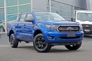 2021 Ford Ranger PX MkIII 2021.75MY XLS Blue 6 Speed Sports Automatic Double Cab Pick Up Springwood Logan Area Preview