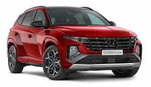 2024 Hyundai Tucson NX4.V2 MY24 Highlander AWD N Line Red 8 Speed Sports Automatic Wagon