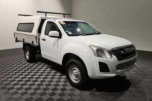 2017 Isuzu D-MAX MY17 SX 4x2 High Ride White 6 Speed Sports Automatic Cab Chassis