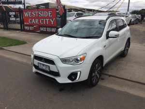2014 Mitsubishi ASX XB MY14 (2WD) White Continuous Variable Wagon Hoppers Crossing Wyndham Area Preview