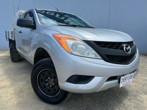 2012 Mazda BT-50 XT Hi-Rider (4x2) Silver 6 Speed Manual Freestyle Cab Chassis Hoppers Crossing Wyndham Area Preview