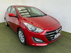 2015 Hyundai i30 GD3 Series II MY16 Active Red 6 Speed Sports Automatic Hatchback