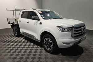 2022 GWM Ute NPW Cannon-L Pearl White 8 Speed Sports Automatic Utility