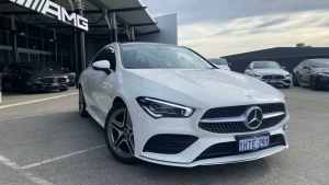 2022 Mercedes-Benz CLA-Class C118 803MY CLA200 DCT White 7 Speed Sports Automatic Dual Clutch Coupe