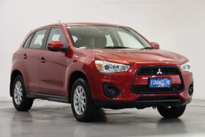 2013 Mitsubishi ASX XB MY14 2WD Red 6 Speed Constant Variable Wagon