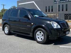 2009 Ssangyong Rexton Y220 II MY08 RX270 Black 5 Speed Sports Automatic Wagon