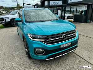 2022 Volkswagen T-Cross C1 MY22.5 85TSI Style Turquoise Blue 7 Speed Auto Direct Shift Wagon