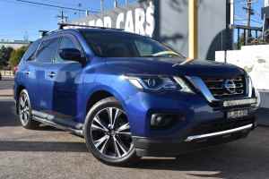 2017 Nissan Pathfinder TI Blue Constant Variable Wagon Fyshwick South Canberra Preview