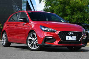2020 Hyundai i30 PD.V4 MY21 N Line D-CT Red 7 Speed Sports Automatic Dual Clutch Hatchback