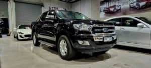 2017 Ford Ranger PX MkII XLT Double Cab Black 6 Speed Sports Automatic Utility