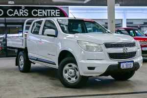 2013 Holden Colorado RG LX White Manual Cab Chassis