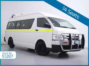 2017 Toyota HiAce KDH223R MY16 Commuter White 4 Speed Automatic Bus
