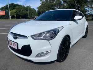 2012 Hyundai Veloster MY13 3D FS White 6 Speed Automatic Coupe Slacks Creek Logan Area Preview