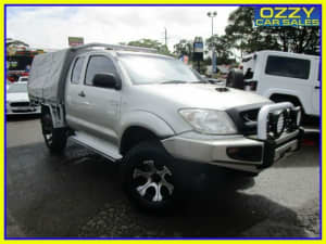 2011 Toyota Hilux KUN26R MY11 Upgrade SR (4x4) Sterling Silver 5 Speed Manual X Cab Cab Chassis