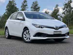 2016 Toyota Corolla ZRE182R Ascent S-CVT White 7 Speed Constant Variable Hatchback