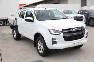 2023 Isuzu D-MAX RG MY23 LS-M Crew Cab Mineral White 6 Speed Sports Automatic Cab Chassis