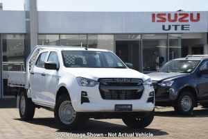 2020 Isuzu D-MAX RG MY21 SX Crew Cab 4x2 High Ride White 6 Speed Sports Automatic Cab Chassis