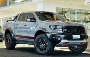 2021 Ford Ranger PX MkIII 2021.75MY Raptor X Pick-up Double Cab Grey 10 Speed Sports Automatic