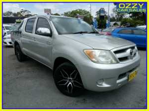 2005 Toyota Hilux GGN15R SR5 Silver 5 Speed Manual Dual Cab Pick-up