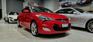 2013 Hyundai Veloster FS2 Coupe Red 6 Speed Manual Hatchback