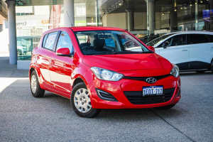 2014 Hyundai i20 PB MY15 Active Red 4 Speed Automatic Hatchback