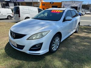 2011 Mazda 6 GH1052 MY12 Touring White 5 Speed Sports Automatic Wagon Clontarf Redcliffe Area Preview