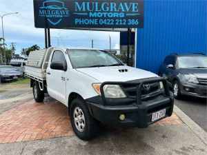 2005 Toyota Hilux KUN26R SR (4x4) White 4 Speed Automatic Cab Chassis