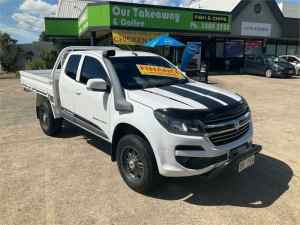 2018 Holden Colorado RG MY18 LS (4x4) White 6 Speed Automatic Space Cab Chassis Underwood Logan Area Preview