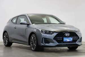 2020 Hyundai Veloster JS MY20 Coupe Silver 6 Speed Automatic Hatchback