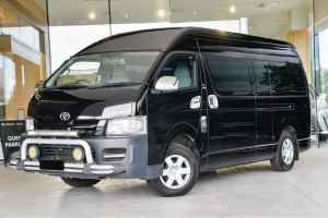 2009 Toyota HiAce TRH223R MY10 Commuter High Roof Super LWB White 4 Speed Automatic Bus Berwick Casey Area Preview
