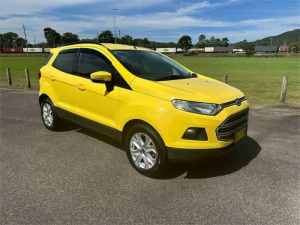 2014 Ford Ecosport BK Trend Yellow 6 Speed Automatic Wagon
