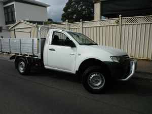 2014 Mitsubishi Triton MN MY14 Update GLX White 4 Speed Automatic Cab Chassis Glenelg Holdfast Bay Preview