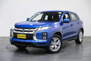 2022 Mitsubishi ASX XD MY22 ES 2WD Blue 1 Speed Constant Variable Wagon
