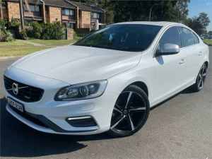 2014 Volvo S60 F Series MY14 T5 Geartronic R-Design White 8 Speed Sports Automatic Sedan
